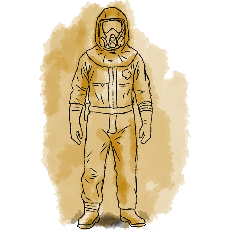 Illustrated isolation PPE